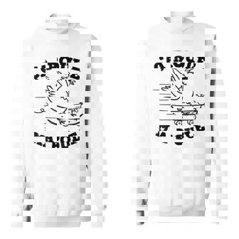 Poule Et Poussin Humour Jardin Ça Roule Ma Poule Sweater e - Cadeauxyz