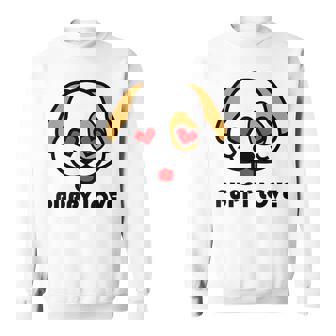 Puppy Love Dog Heart Eyes Sweatshirt - Monsterry