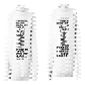 Rabbit Lover With Flemish Giant Sweatshirt - Monsterry