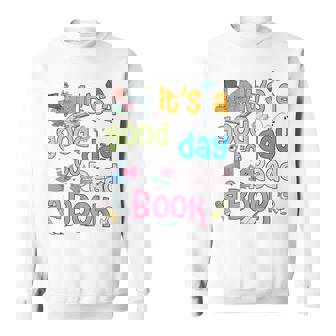 Read Book Week 2025 Library First Day Of School Pig Elephant Sweatshirt | Mazezy