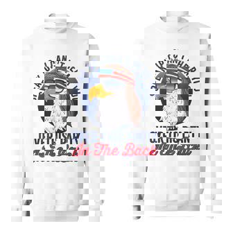 Redneck 4th Of July American Flag USA Eagle Mullet Sweatshirt - Monsterry