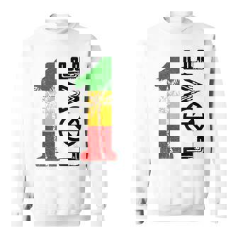 Reggae One Pride Love Jamaica Reggae Music Rastafari Roots Sweatshirt - Monsterry