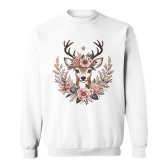 Reh Damen Reh Kostüm Kinder Carnival Reindeer Sweatshirt - Geschenkecke