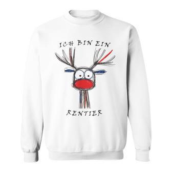 I Am A Reindeer Fun Christmas Gray Sweatshirt - Geschenkecke