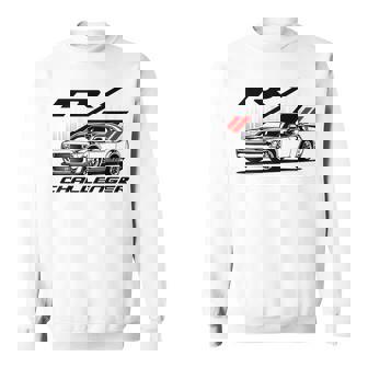Retro Car Challenger Basic Classic Automotive Performance Sweatshirt | Seseable CA