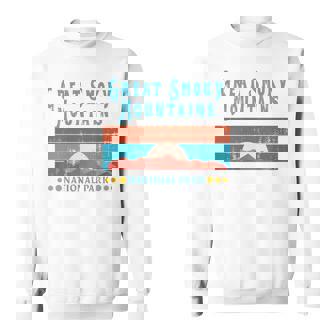 Rétro Great Smoky Mountains Parc National Des Great Smoky Mountains Manche Longue Sweater e - Cadeauxyz