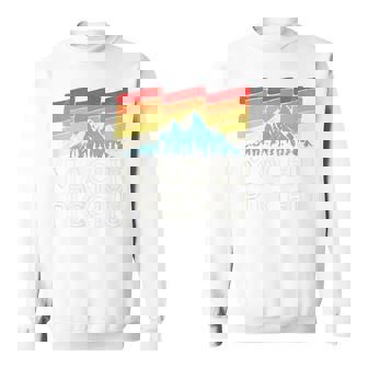 Rétro Macchu Picchu Mountain -Intage 80S Sunset Sweater e - Cadeauxyz