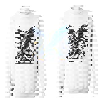 Retro Vintage Griffin Griffin Lovers Legendary Griffin Sweatshirt - Seseable