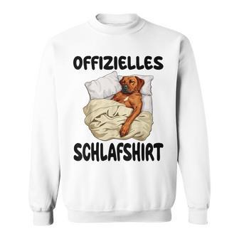 Rhodesian Ridgeback Dog Official Sleep Nightdress Sweatshirt - Geschenkecke