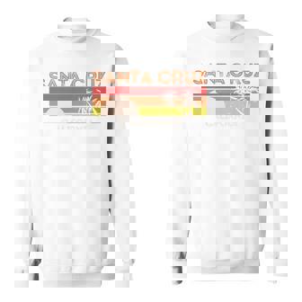 Santa Cruz California Retrointage Sunset Beach 70S 80S Manga Larga Camisa de entrenamiento - Regaloses
