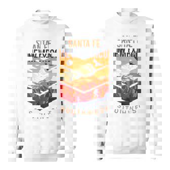 Santa Fe New Mexico Native Home State Vintage Southwest Sweatshirt - Monsterry