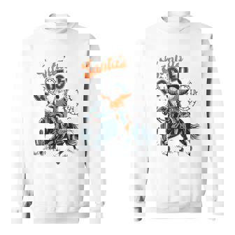 Santa's Rodeo Country Western Christmas Santa Claus Cowboy Sweatshirt - Monsterry