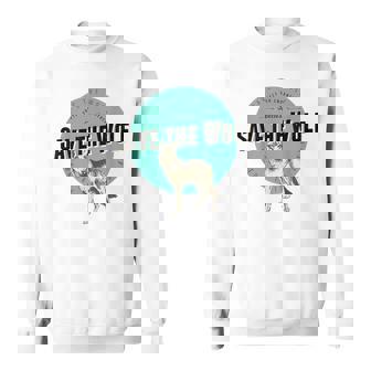 Save The Wolf Endangered Species Tee T-Shirt Sweatshirt - Monsterry