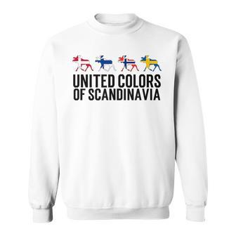 Scandinavia Flags Sweden Norway Denmark Finland Sweatshirt - Geschenkecke