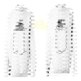 Sea Otter Pocket Animal Sweatshirt - Seseable