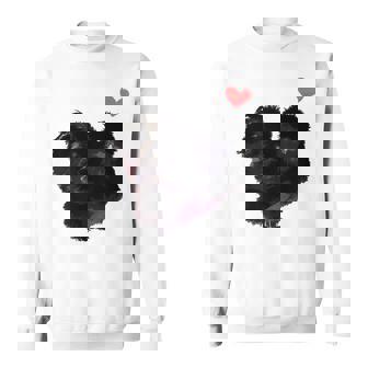 Silkie Chicken Love Sweatshirt - Monsterry