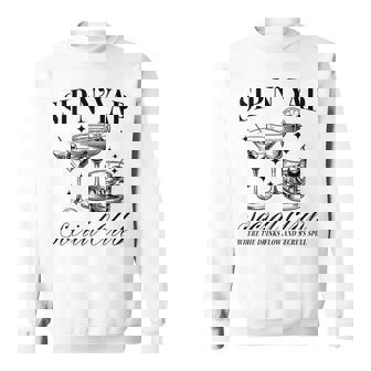 Sip And Yap Yapping Cocktails Sweatshirt | Mazezy