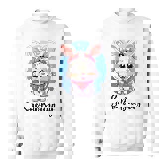 Snowbunny Cute Bunny Rabbit In The Snow Sweatshirt - Monsterry