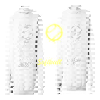 Softball Love Player Catcher Pitcher Baseman Coach Playing Sweatshirt - Monsterry