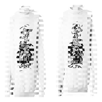 St Patrick Saint Patty Clover Catholic Snake Sweatshirt - Monsterry