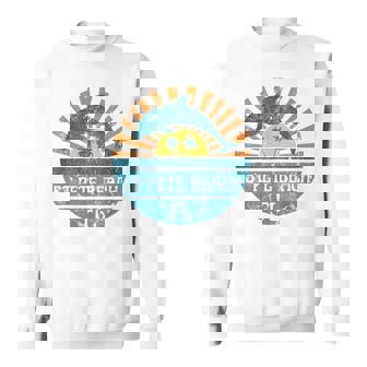 St Pete Beach Florida Dolphin Summer Retro Sunset Vintage Sweatshirt - Monsterry