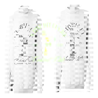 St Ptarick's Day Dirty Martini A Tini Bit Lucky Cocktail Sweatshirt | Mazezy