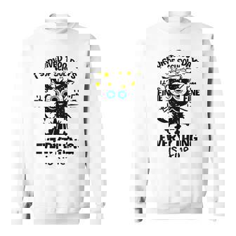 I Survived 100 Days Of School It's Fine I'm Fine 100th Day Sweatshirt - Monsterry