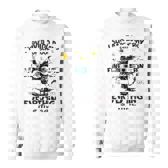 I Survived 100 Days Of School It's Fine I'm Fine 100Th Day Sweatshirt - Thegiftio