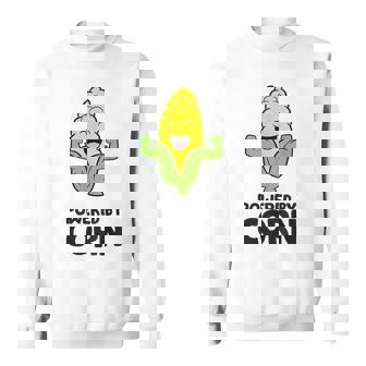 Sweet Corn Corn On The Cob Powered By Corn Sweatshirt - Monsterry