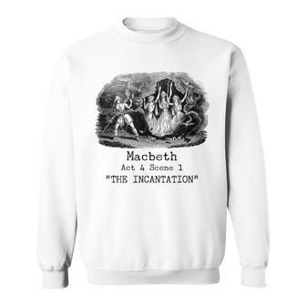 Tres Brujas Incantación Macbeth Shakespeare Literatura Camisa de entrenamiento - Regaloses