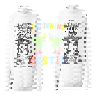 Twins For My Bestie's Brother Twin Day Outfits Spirit Week Sweatshirt - Thegiftio UK