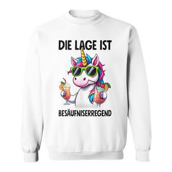 With Unicorn Motif Sweatshirt - Geschenkecke