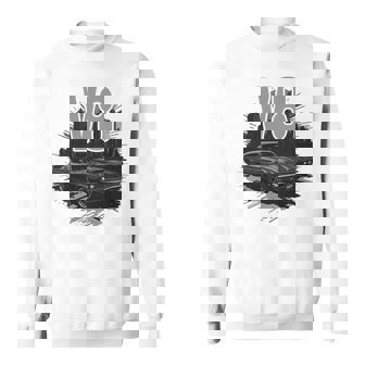 V8intage American Muscle Car Cilindrada8 Manga Larga Camisa de entrenamiento - Regaloses
