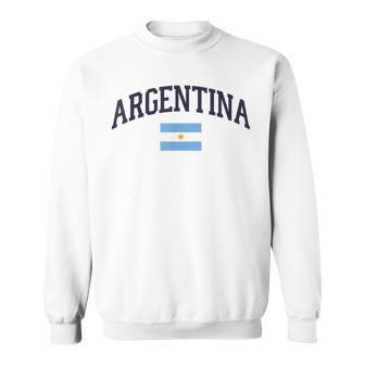 Vintage Argentina Flag Of Argentina Sweatshirt - Thegiftio UK