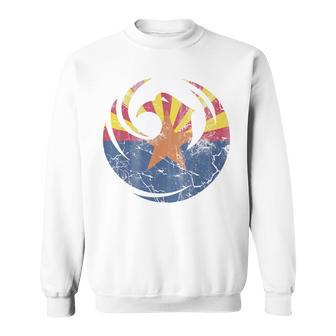 Vintage Fade Phoenix Arizona Flag T Sweatshirt - Geschenkecke