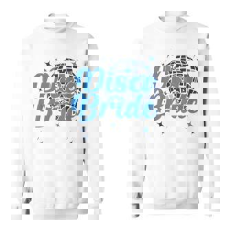 Vintage Retro Disco Bride Bachelorette Party Matching Sweatshirt - Monsterry