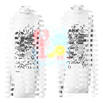 Vintage Tis The Season Summer Vibes Crawfish Season Sweatshirt - Monsterry