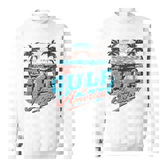 Welcome To America's Gulf Beach Gulf Of Usa America Sweatshirt - Thegiftio