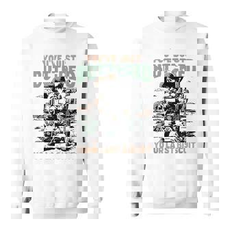 Western Cat You've Just Buttered Your Last Biscuit Cowboy Sweatshirt | Seseable CA