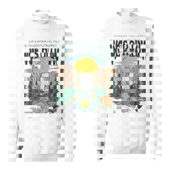 Woe’S Hollow Retro Vintage National Park Aesthetic Sweatshirt | Mazezy