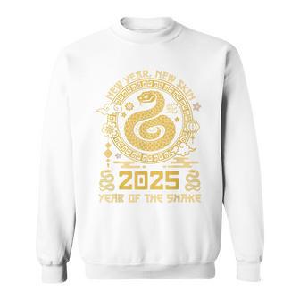 Year Of The Snake 2025 Happy Lunar Chinese New Year Zodiac Sweatshirt - Monsterry