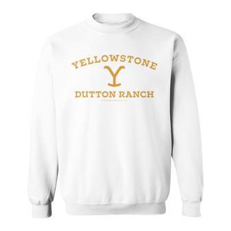 Yellowstone Dutton Ranch Gold Pocket Logo Long-Sleeved S Sweatshirt - Geschenkecke