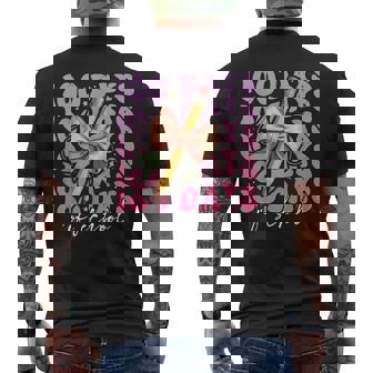 100 Days Of School Coquette Bow Bright Student Outfit Men's T-shirt Back Print | Mazezy