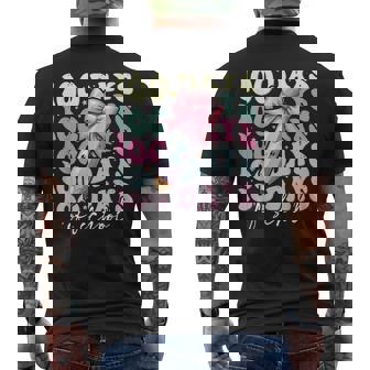 100 Days Of School Coquette Bow Pretty Classroom Outfit Men's T-shirt Back Print | Mazezy