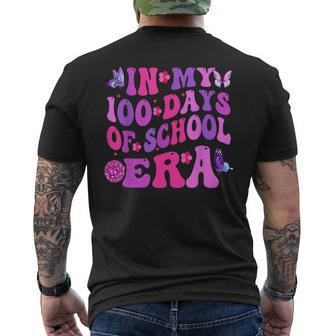 In My 100 Days Of School Era Disco 100Th Day Of School Men's T-shirt Back Print - Thegiftio UK