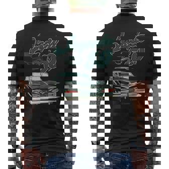 1959 Impala Low Rider Kustom Lead Sled Hot Rod Muscle Car Men's T-shirt Back Print - Monsterry