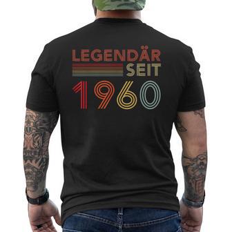 1960 Birthday Man 65Th Decoration 65S 65Th Birthday T-Shirt mit Rückendruck - Geschenkecke