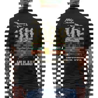 1960 Camping Caravan Vintage Men's T-shirt Back Print | Mazezy