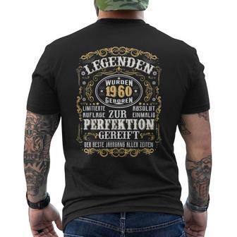 1960 Legends Were 1960 Birthdayintage 1960 S T-Shirt mit Rückendruck - Geschenkecke