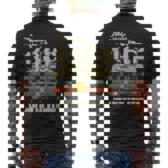 1962 Camping Caravan Vintage Men's T-shirt Back Print | Mazezy